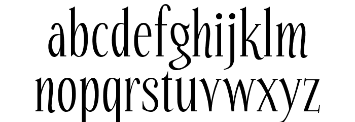 Echelon-Regular Font LOWERCASE
