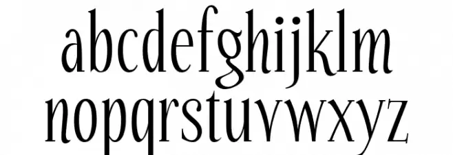 Echelon-Regular 字体 小写