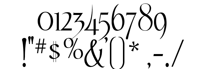 Echelon Font OTHER CHARS