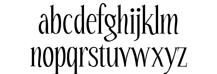 Echelon Font LOWERCASE