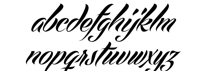 Echinos Park Script - PERSONAL USE ONLY Font LOWERCASE