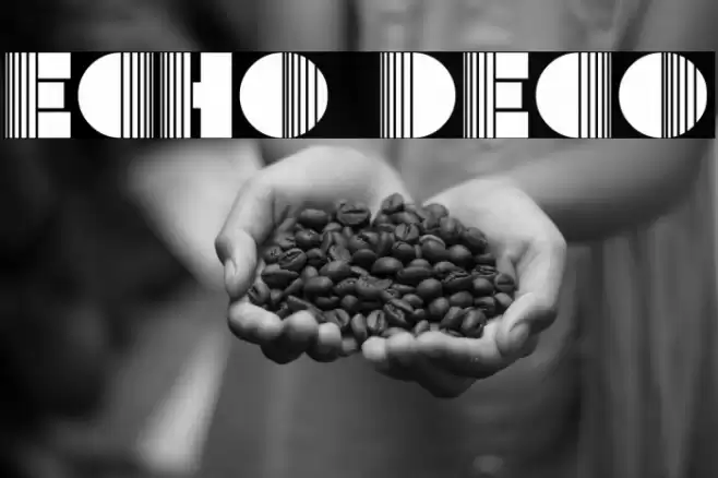 Echo Deco Schriftart examples