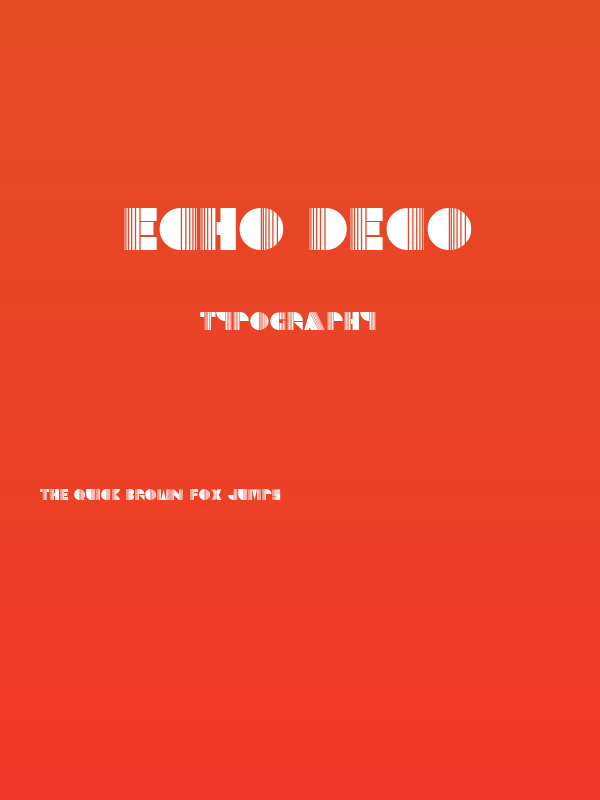 Echo Deco Poster