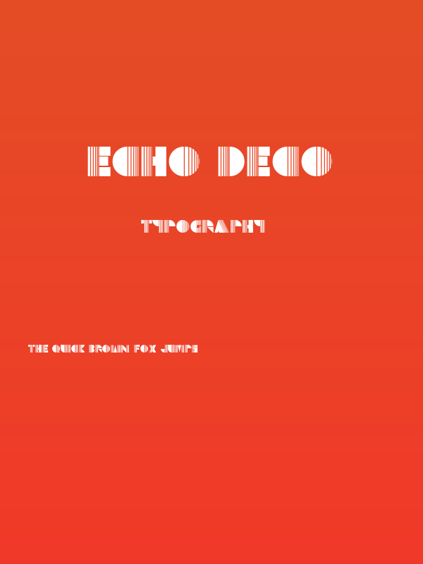 Echo Deco Poster