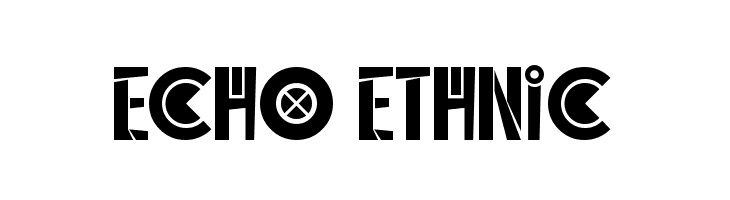 Echo Ethnic  Frei Schriftart Herunterladen