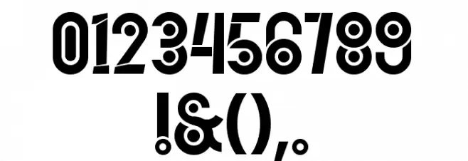 Echo Ethnic Font OTHER CHARS