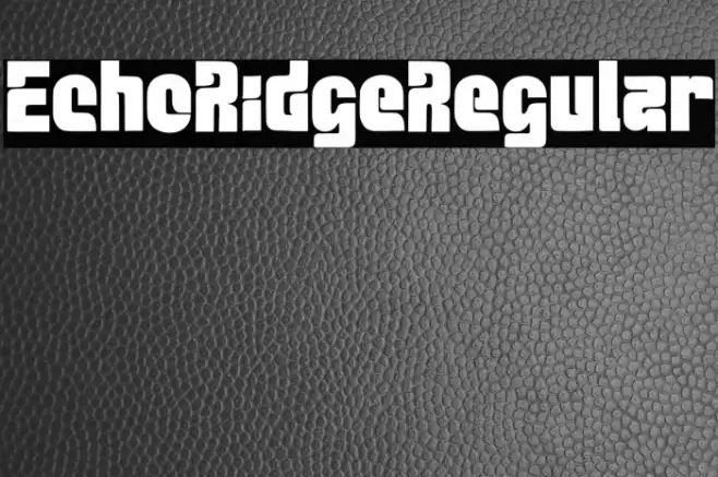 Echo Ridge Regular Example 1