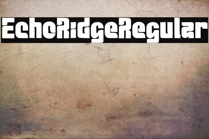 Echo Ridge Regular Example 2