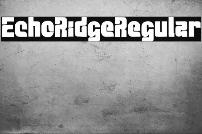 Echo Ridge Regular Example 2