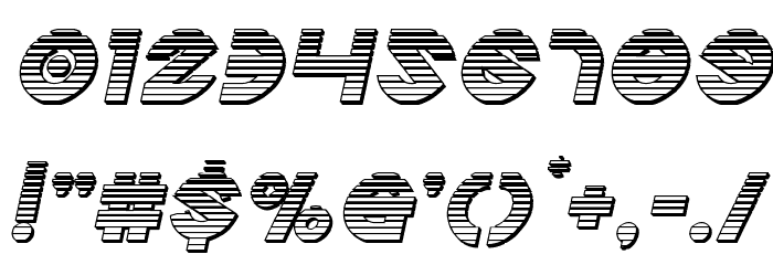 Echo Station Chrome Italic Font OTHER CHARS
