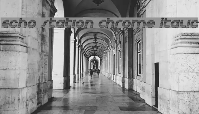 Echo Station Chrome Italic Example 1