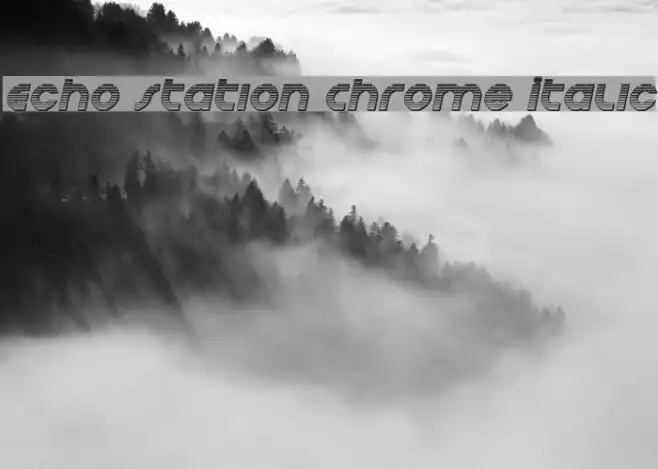 Echo Station Chrome Italic Example 3