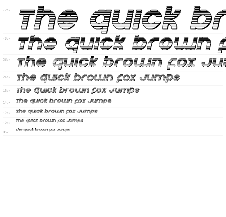 Echo Station Chrome Italic Waterfall