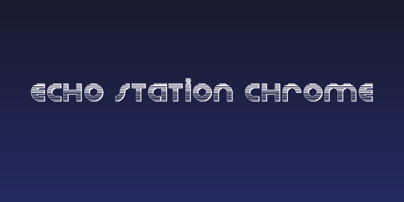 Echo Station Chrome Social Header