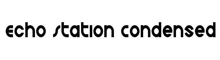Echo Station Condensed  Descarca Fonturi Gratis