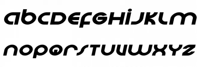 Echo Station Expanded Italic Font UPPERCASE