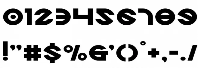 Echo Station Expanded Font OTHER CHARS