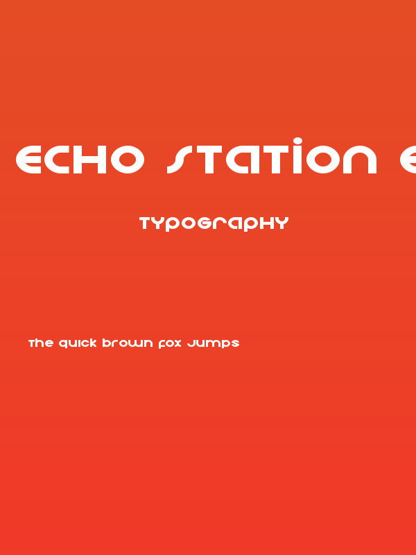 Echo Station Expanded Poster
