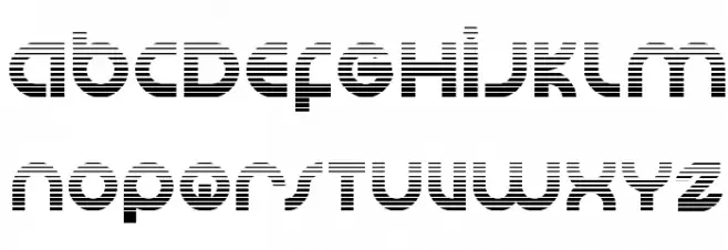 Echo Station Gradient フォント 大文字
