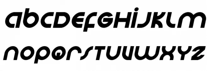 Echo Station Italic Fonte MAIÚSCULAS