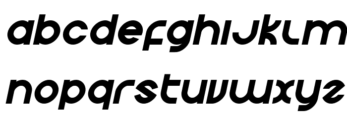 Echo Station Italic Font LOWERCASE