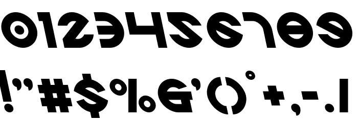 Echo Station Leftalic Font OTHER CHARS