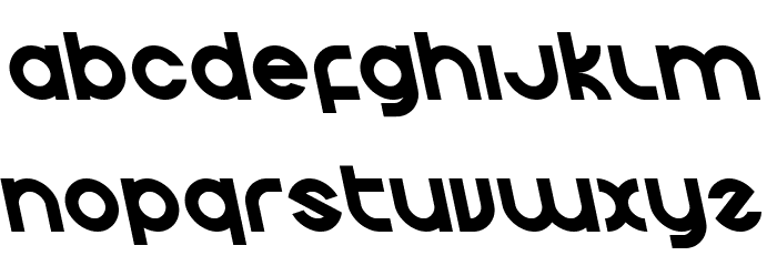 Echo Station Leftalic Font LOWERCASE