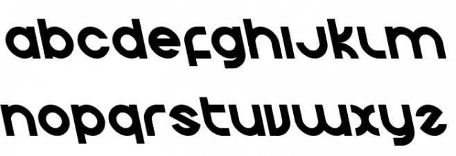 Echo Station Leftalic Font LOWERCASE