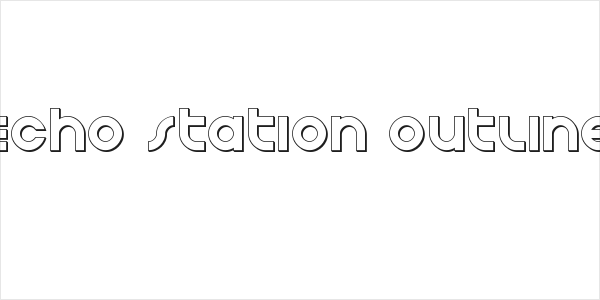 Echo Station Outline Logo