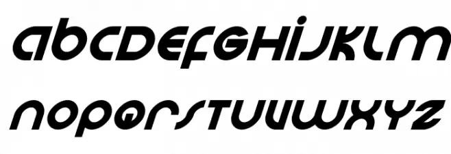 Echo Station Super-Italic Schriftart Groß