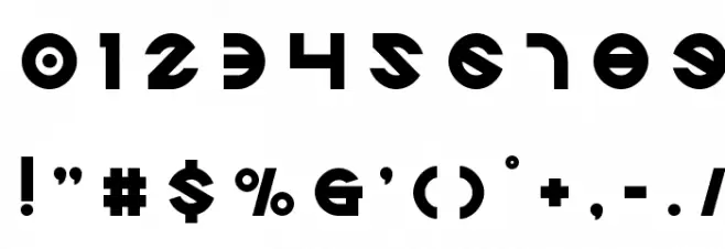 Echo Station Title Font OTHER CHARS