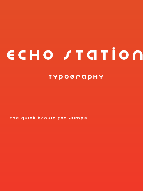 Echo Station Title Poster