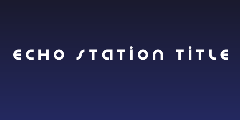 Echo Station Title Social Header