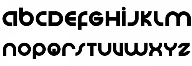 Echo Station Font Litere mari
