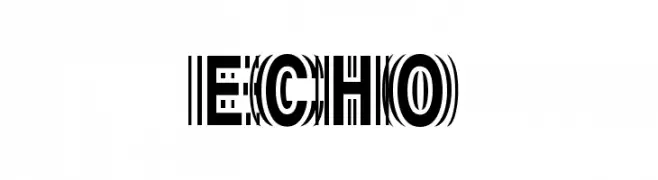 Echo  Fuentes Gratis Descargar