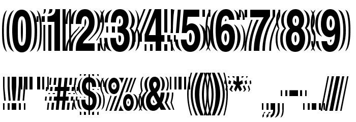 Echo Font OTHER CHARS