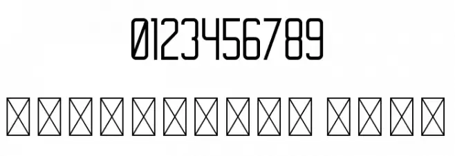 Echo Font OTHER CHARS