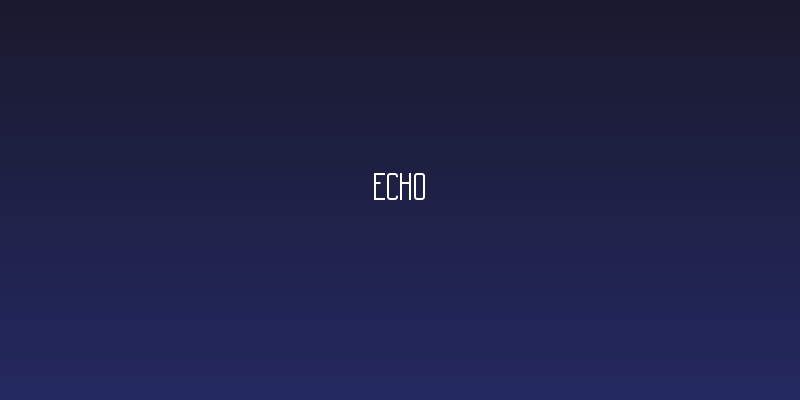 Echo Social Header