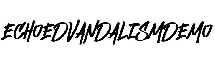 Echoed Vandalism DEMO  免费字体下载