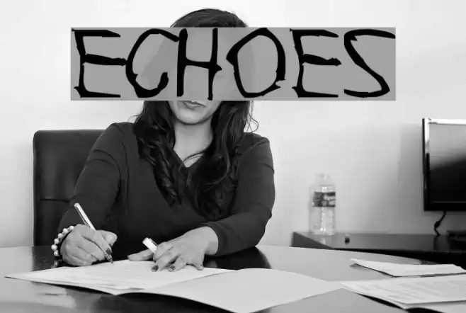 Echoes Font examples