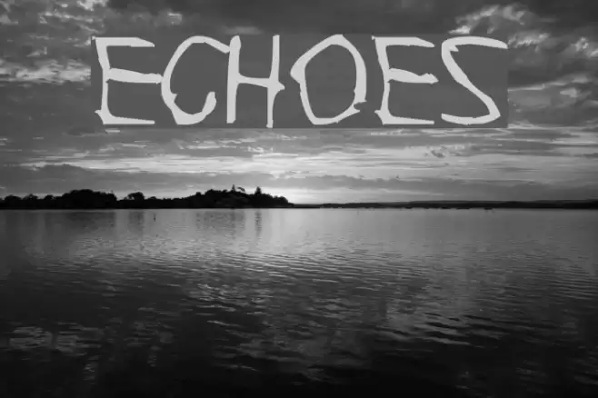 Echoes Font examples