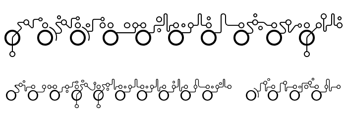 Echolot Font Alte caractere