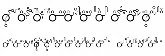 Echolot Font Alte caractere