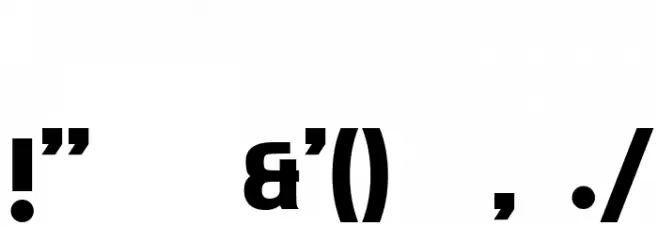 EchomotorsDemo Font OTHER CHARS