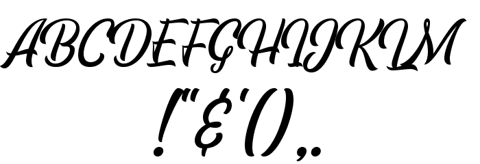 EchomotorsScriptDemo フォント その他の文字