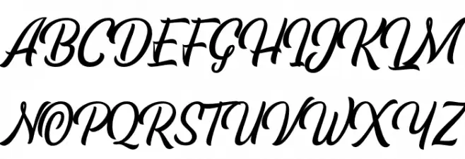EchomotorsScriptDemo Schriftart Groß