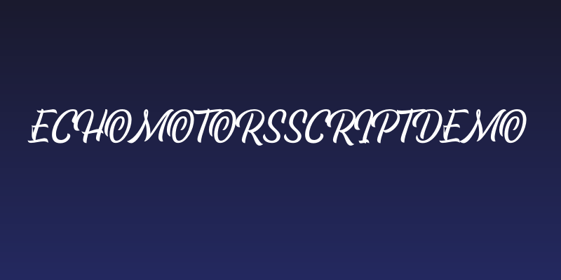 EchomotorsScriptDemo Social Header