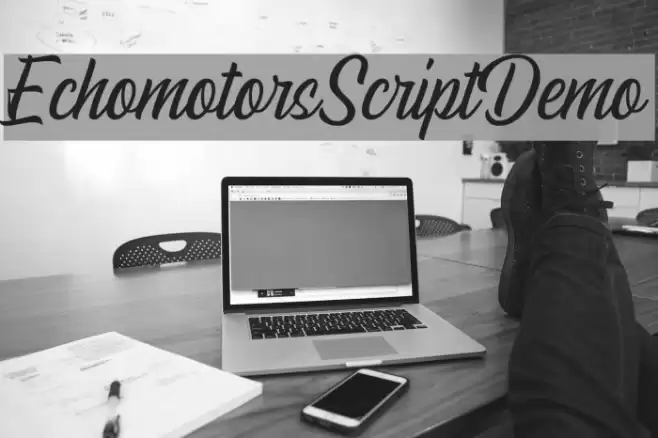 EchomotorsScriptDemo フォント examples