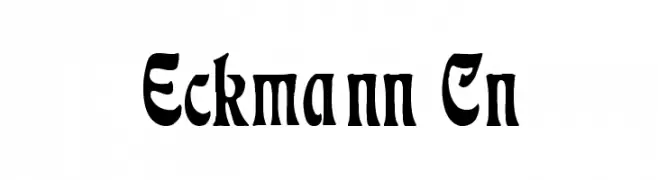 Eckmann Cn  Скачать бесплатные шрифты