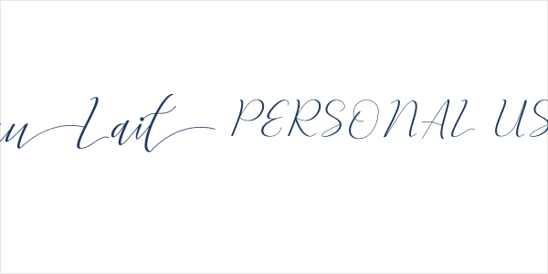 Eclair Au Lait PERSONAL USE Regular Logo